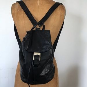 Donna Karan leather backpack